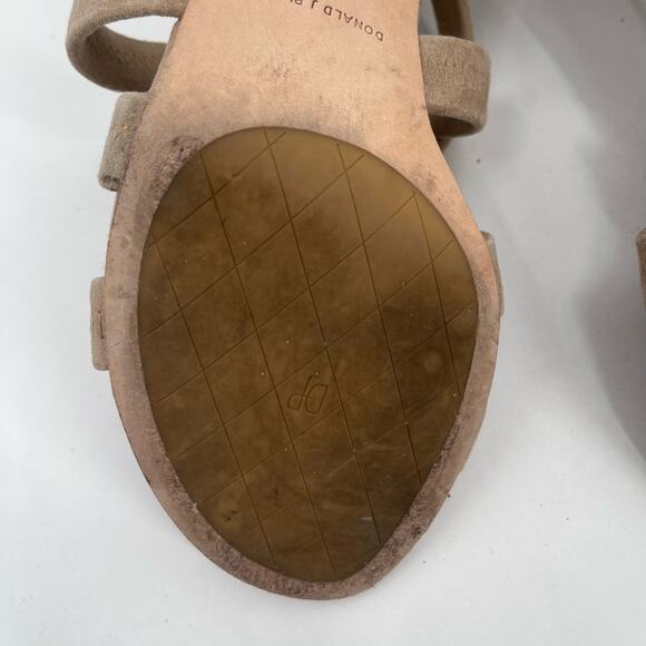 DONALD J PLINER Vida Heels Size 8.5 Shoes Suede Metallic Reptile Zipper Heel - Picture 16 of 16